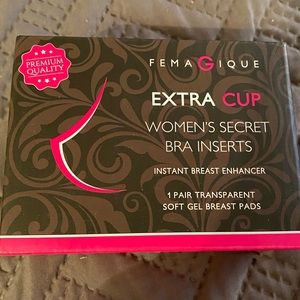 Femagique Silicone Gel Bra Inserts Push Up Breast Cups - Cleavage Enhancers pads